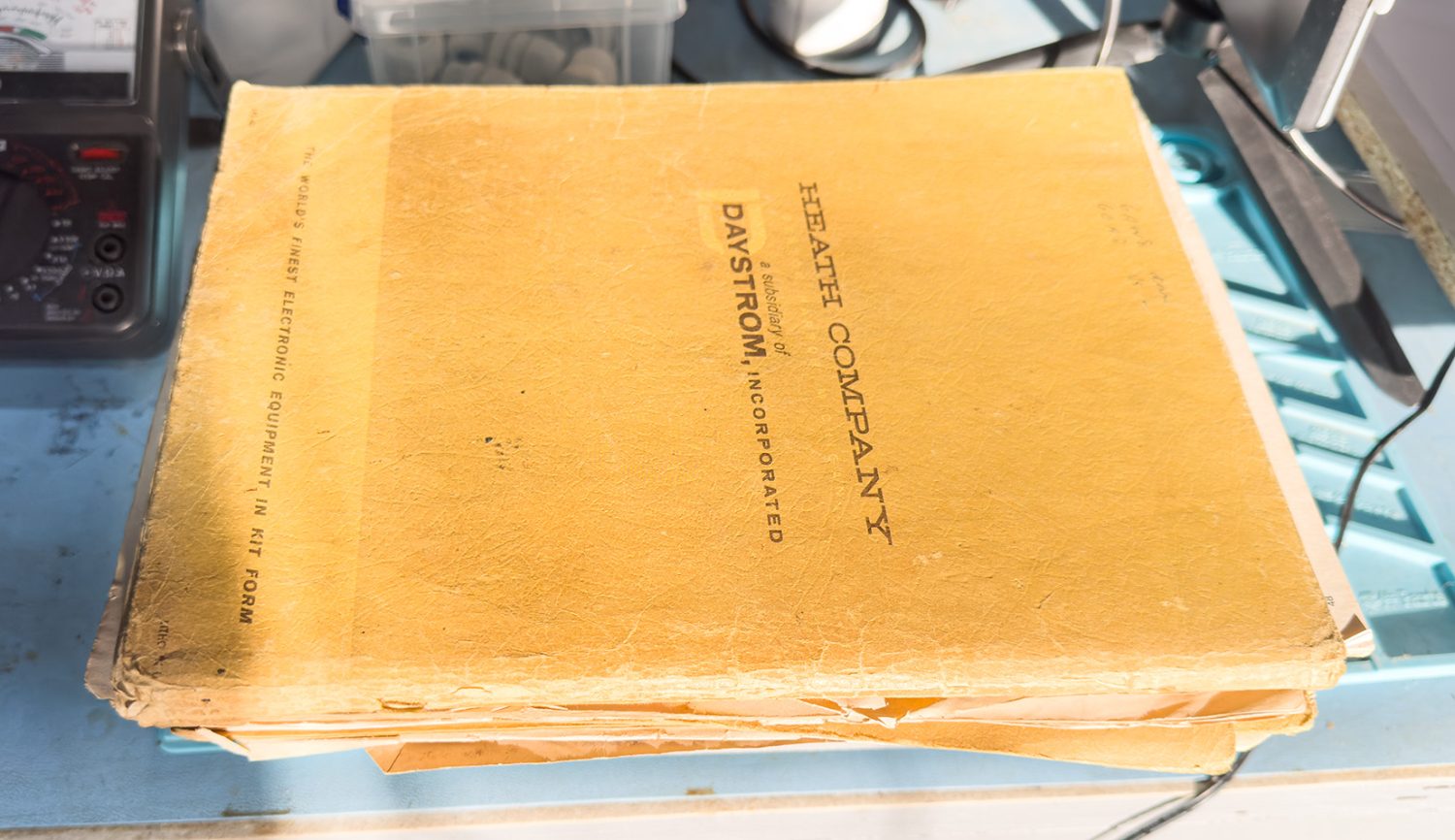 The Small Pile of Manuals that came with the Grid Dip Meter.
