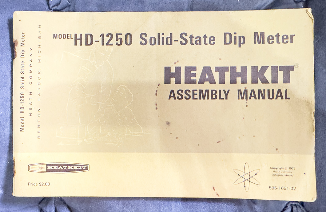 Heathkit - HD-1250 - Solid-State Dip Meter - Manual